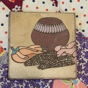 🔴 3/$10 Native American Coaster Trivet 🔴